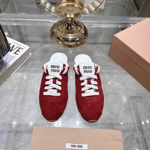 Factory-Direct Miu Mi* 25Ss Early Spring New Arrival Dexun-Style Loafers Officia