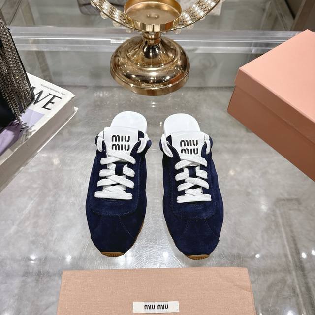 Factory-Direct Miu Mi* 25Ss Early Spring New Arrival Dexun-Style Loafers Officia