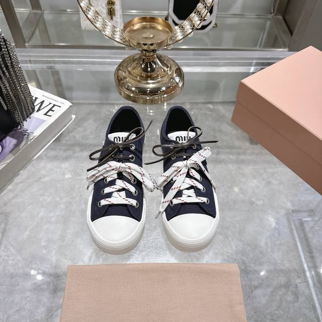 Factory Miu Miu Miu Miu 25Ss Spring/Summer New Arrival Retro Casual Shoes This S
