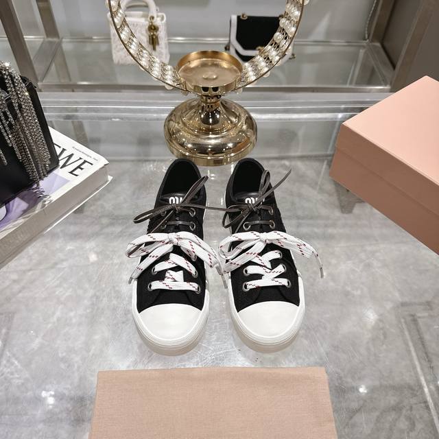 Factory Miu Miu Miu Miu 25Ss Spring/Summer New Arrival Retro Casual Shoes This S