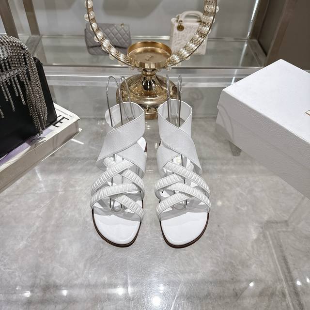 Factory-Direct Dior* Dior 2025 Ss Spring/Summer New Fairy Sandals 1:1 Original R