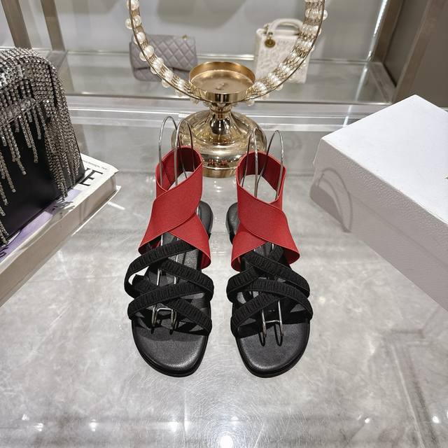 Factory-Direct Dior*Dior 2025 Ss Spring/Summer New Fairy Sandals 1:1 Original Re