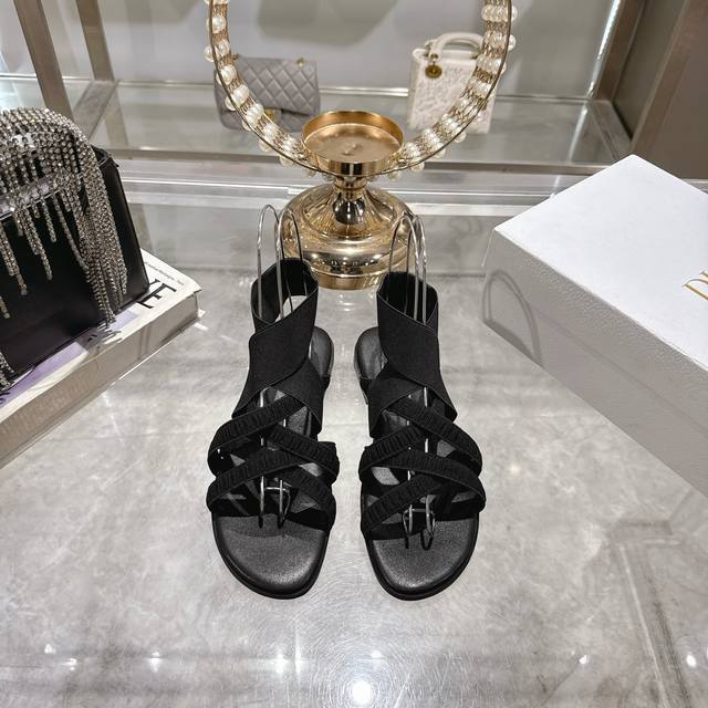 Factory-Direct Dior*Dior 2025 Ss Spring/Summer New Arrival Fairy Sandals 1:1 Aut