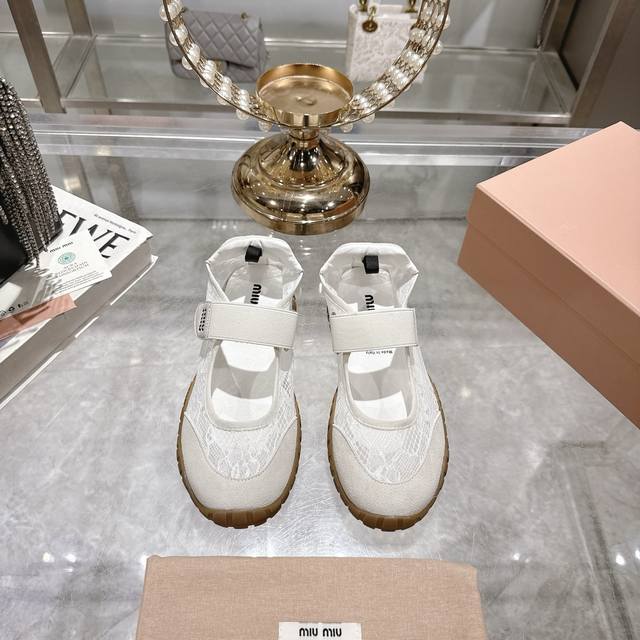 Factory-Direct Miu Miu 25 Cookie Shoes, Agan Casual Sneakers, Summer New Arrival