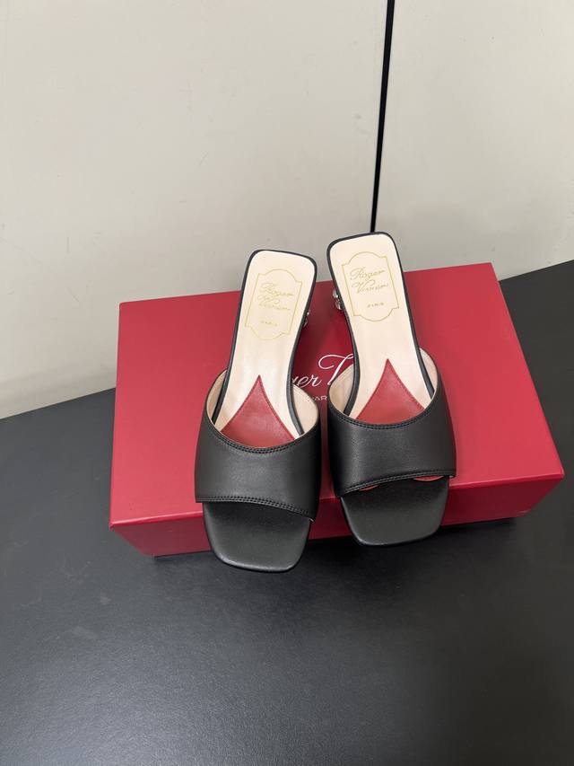 Roger Vivier | Rv25S Spring/Summer New Arrival Crystal Heeled Sandals Perfect Fo