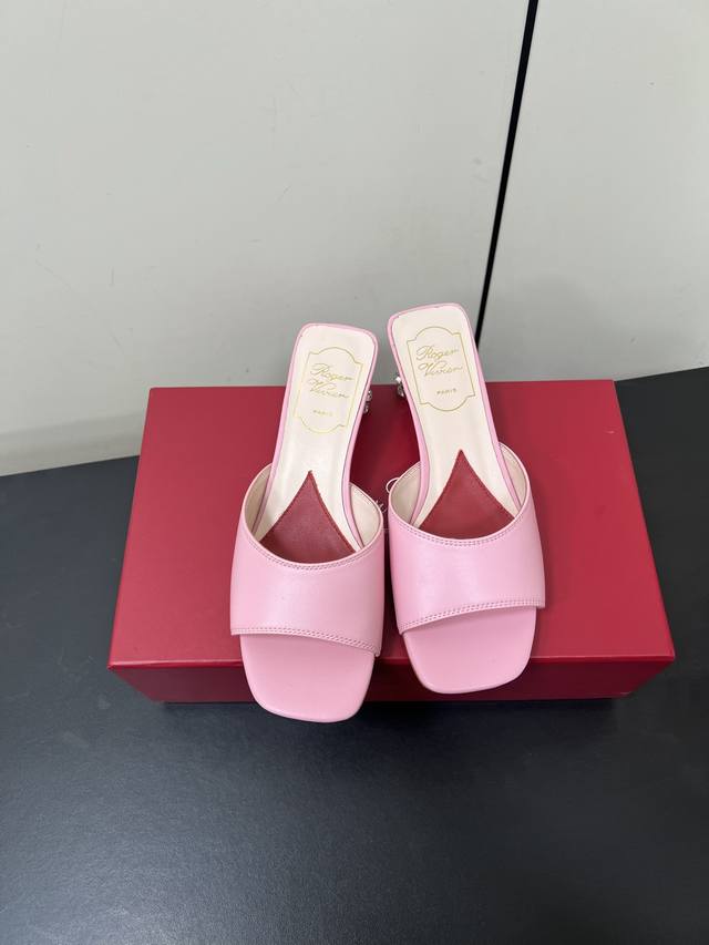 Roger Vivier | Rv25S Spring/Summer New Crystal Heel Sandals If You Love French E