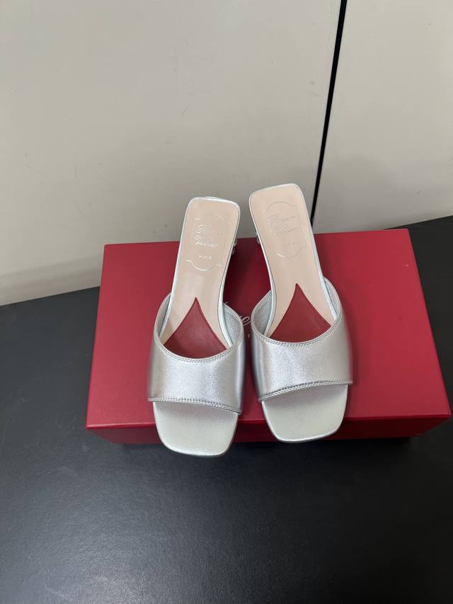 Roger Vivier|Rv25S Spring/Summer New Crystal Heel Sandals If You Love French Ele
