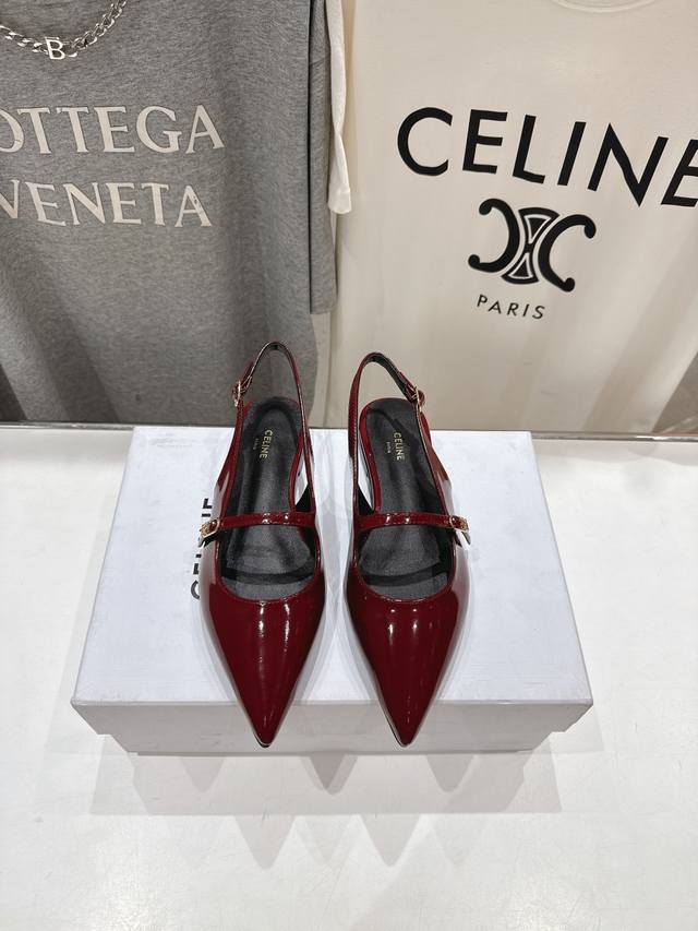 High-Heel Version, Celine 25Ss Early Spring's Most Beautiful Pointed-Toe Flat Ma