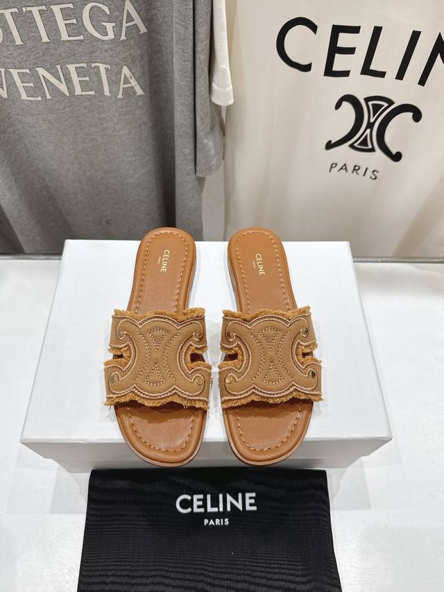 High-End Version, Factory-Direct Celine 2025 Ss New Summer Collection Arc De Tri