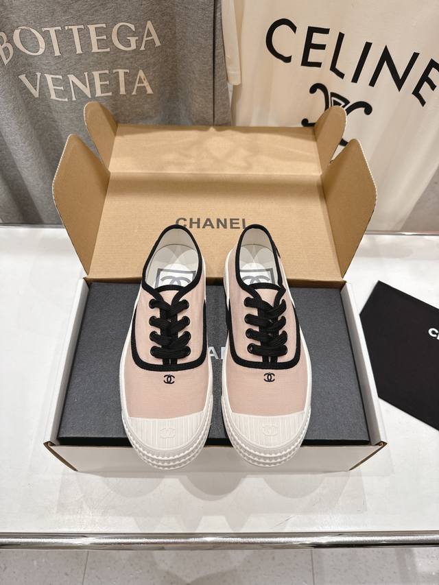 High-End Version Factory-Made Chanel* Little Black 2025Ss Latest Casual Shoes, C