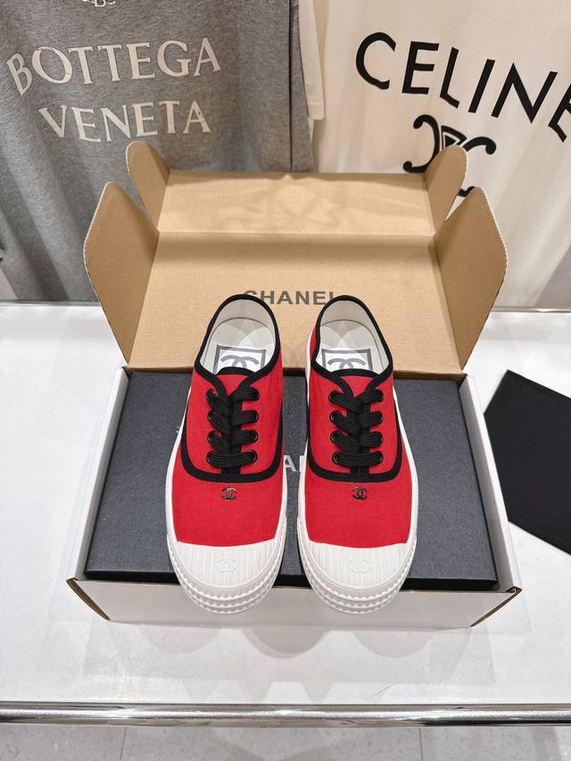 High-End Version Factory-Made Chanel* Little Black 2025Ss Latest Casual Shoes, C