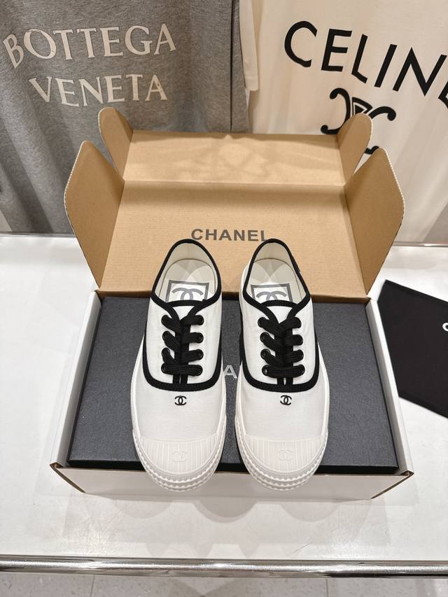 High-End Version, Chanel* Little Black 2025Ss Latest Casual Shoes, Currently Sup