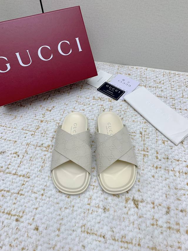 Factory-Direct High-End Gucci Summer Latest Sandals, Flip-Flops, Beach Shoes Ver