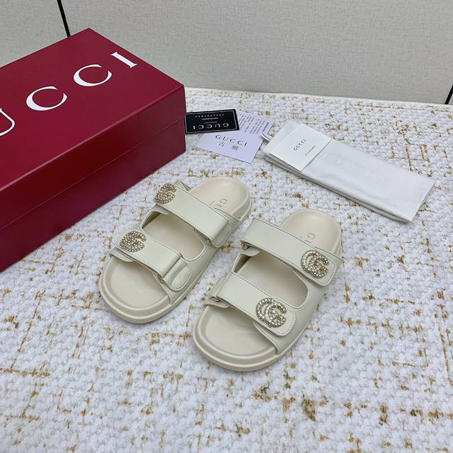 Factory-Direct High-Quality Gucci Summer Latest-Style Sandals, Flip-Flops, And B