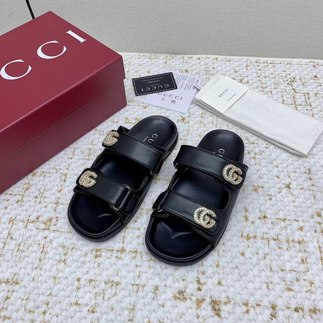 Factory-Direct High-Quality Gucci Summer Latest-Style Sandals, Flip-Flops, And B
