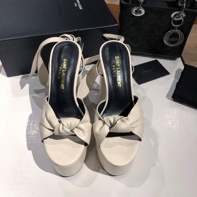 Saint Laurent Saint Laurent Ysl Flagship Store Featured Waterproof Platform Sand