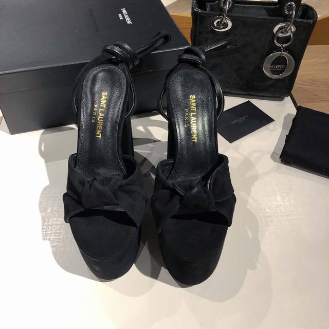 Saint Laurent Saint Laurent Ysl Flagship Store Main Model Waterproof Platform Hi