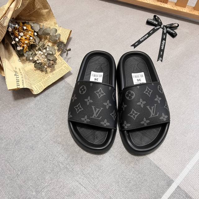 Orange Factory Price P Louis Vuitton Summer New Arrival Flat Sandals, Thong Sand