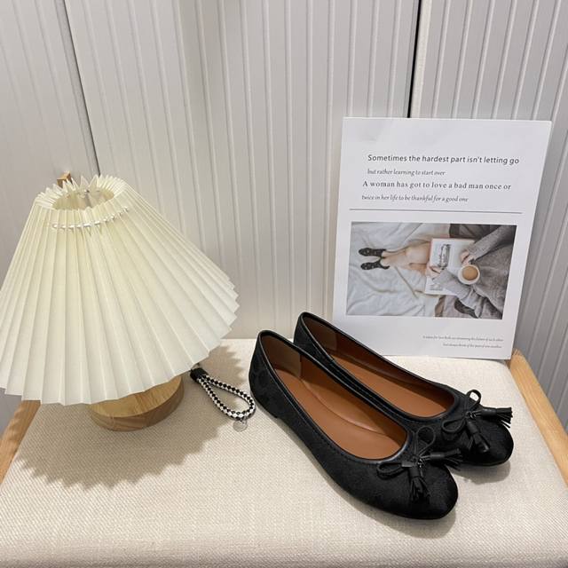 Orange Factory Price P Coach New Arrival Bowknot Ballet Flats Flat Shoes Grandma