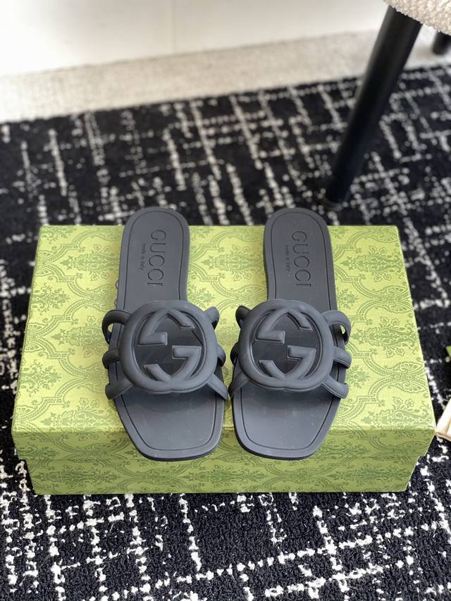 Orange Factory Price P Gucci Spring/Summer New Arrival Jelly Beach Sandals, Lace