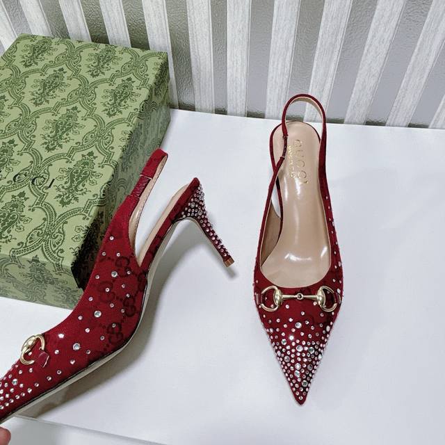 Orange Factory Price P Custom Edition Gucci New Arrival Water-Drilled Pointed-To