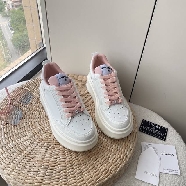 Orange Factory Price P Chanel New Arrival Panda Casual Sneakers Thick Sole White