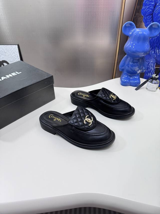 Factory: Chanel 25Ss New Model, Chanel-Style Buckle, Half-Slip Loafers, Goddess