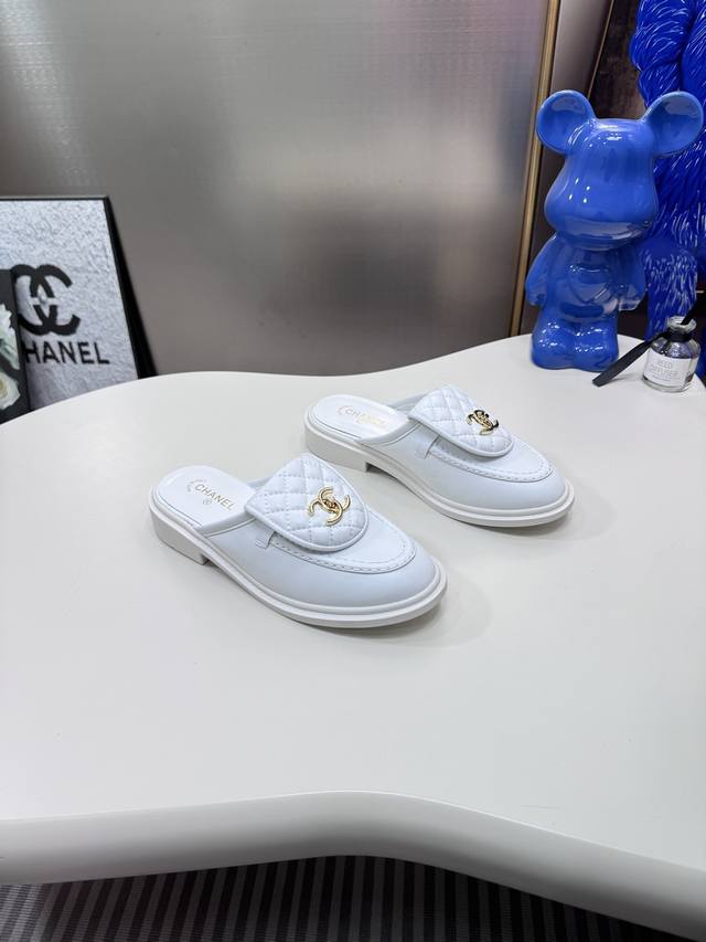 Factory: Chanel 25Ss New Model, Chanel Buckle, Half-Slip-On Loafers, Goddess Ser