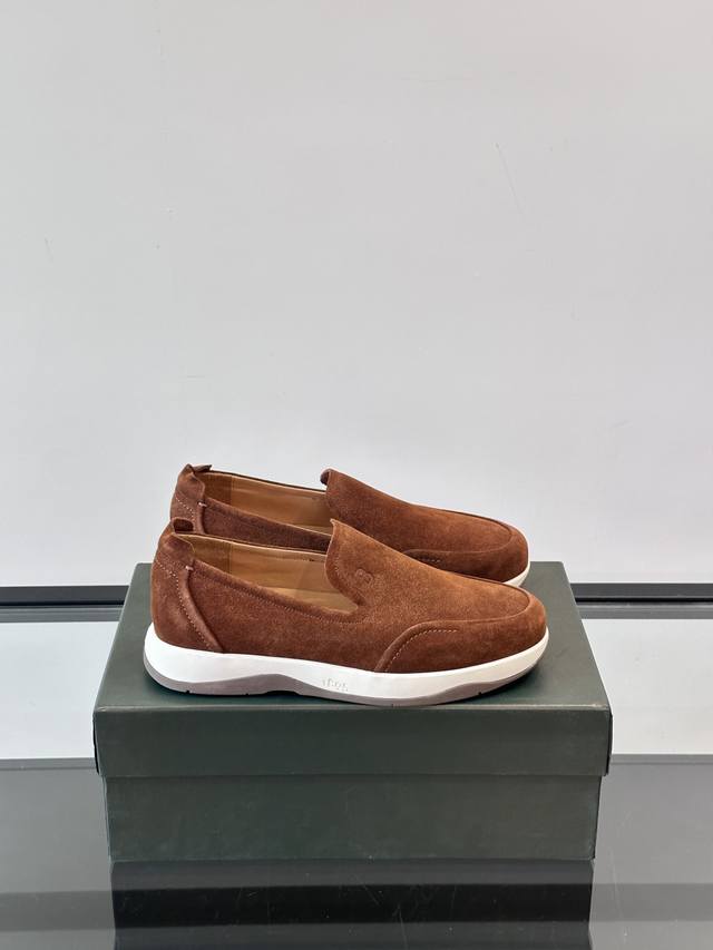 berlut* Bruti Men's Slip-On High-End Casual Shoes Official Latest Model Impor