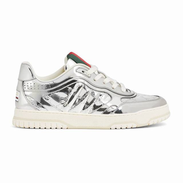 gucc*Gucci Re-Web Series Couple's Leather Sneakers With Webbing As The First