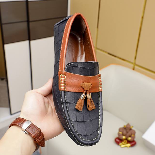 actory P Price P Versace Popular Moccasins Top Brand Luxury Top Quality Class