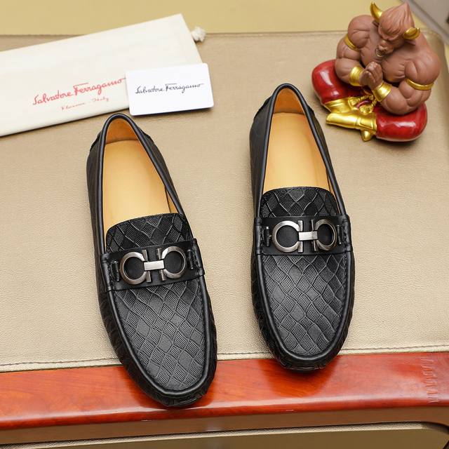 Ferragamo New Style Loafers Counter One-To-One Production Original Quality Impor