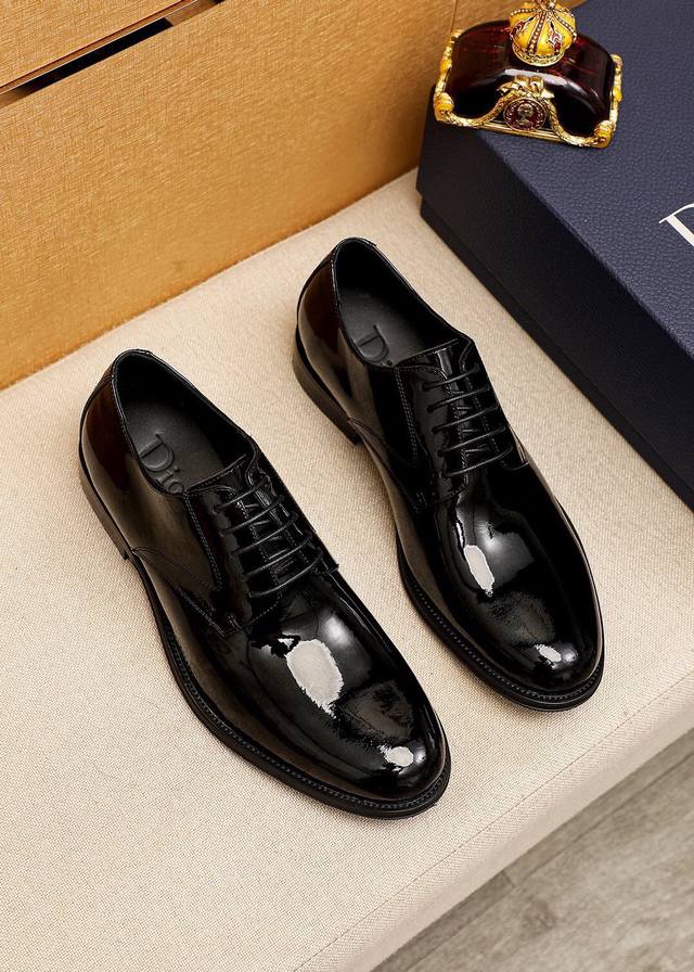 Product Trademark Dior Business Leather Shoes Regular Size: 38-44 45.46.47 Custo