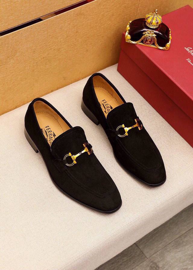 Product Trademark Ferragamo Salvatore Ferragamo Casual Leather Shoes Regular Siz