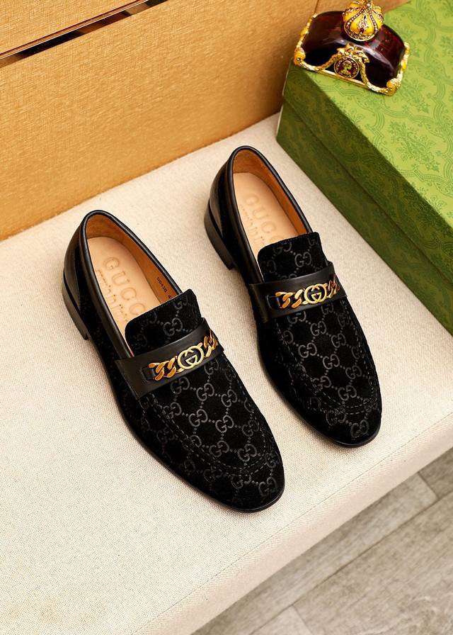 Product Trademark Gucci Gucci Casual Leather Shoes Regular Size: 38-44 45.46.47