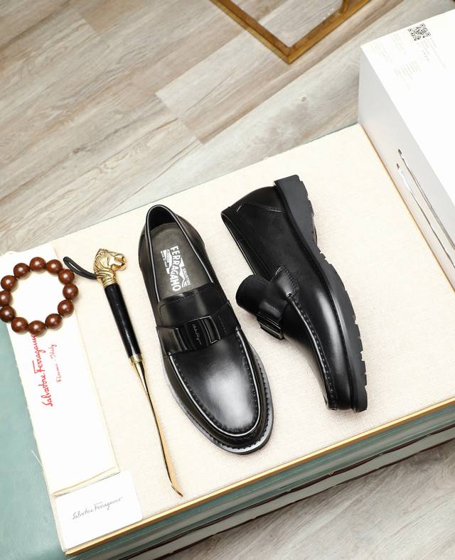 Factory Price P Top Grade Ferraga*Salvatore Ferragamo Men's Formal Leather Shoes