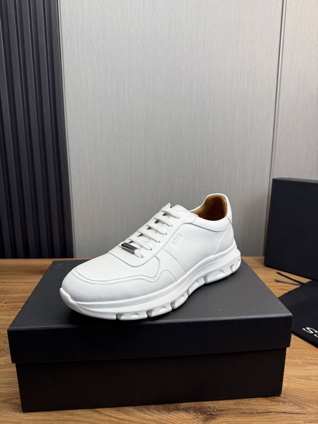 Factory P Price Boss Men's Casual Sports Shoes Original Mold Upper Made Of Itali