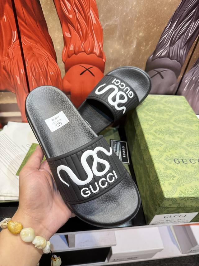 High Version Gucci High-End Couple Slippers Upper Material Eva Technology Emboss