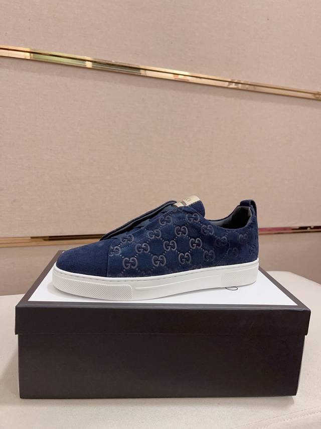 New Single Shoes Gucci Upper Imported Cowhide Official Website 1:1 Fabric Lining