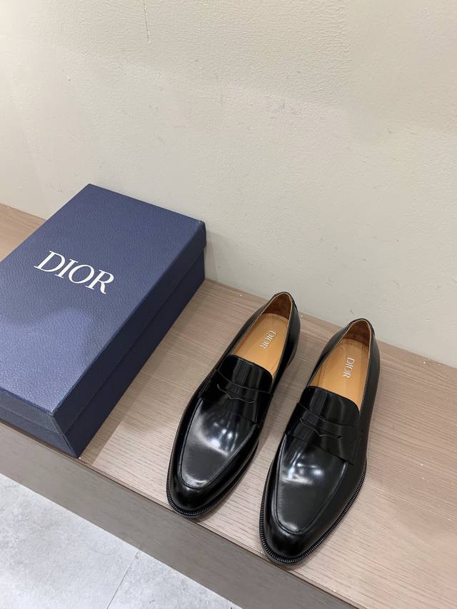 Yuan Dior Dior High-End Men's Boutique Casual Leather Shoes Upper Imported Cowhi