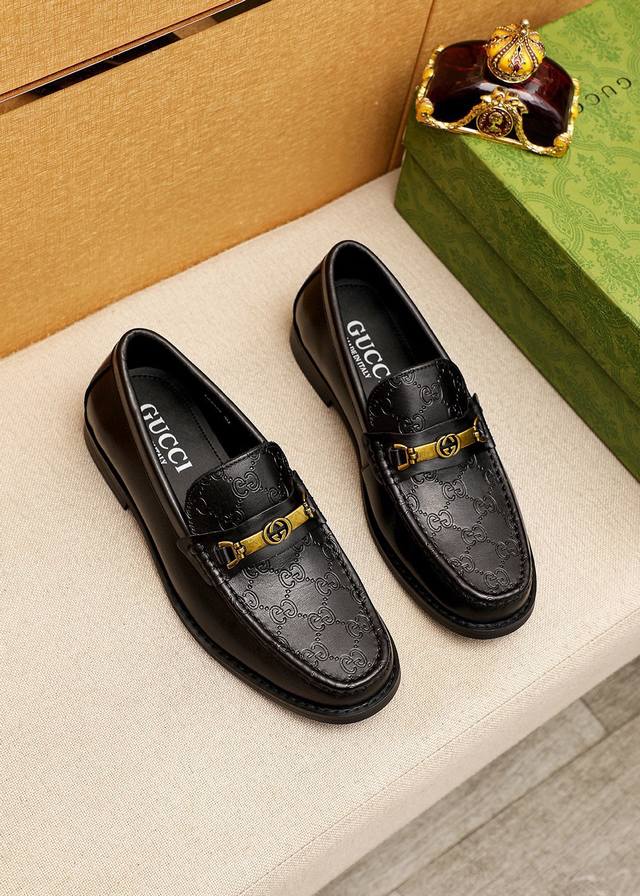 Product Trademark Gucci Casual Leather Shoes Standard Size: 38-44 45 Customized