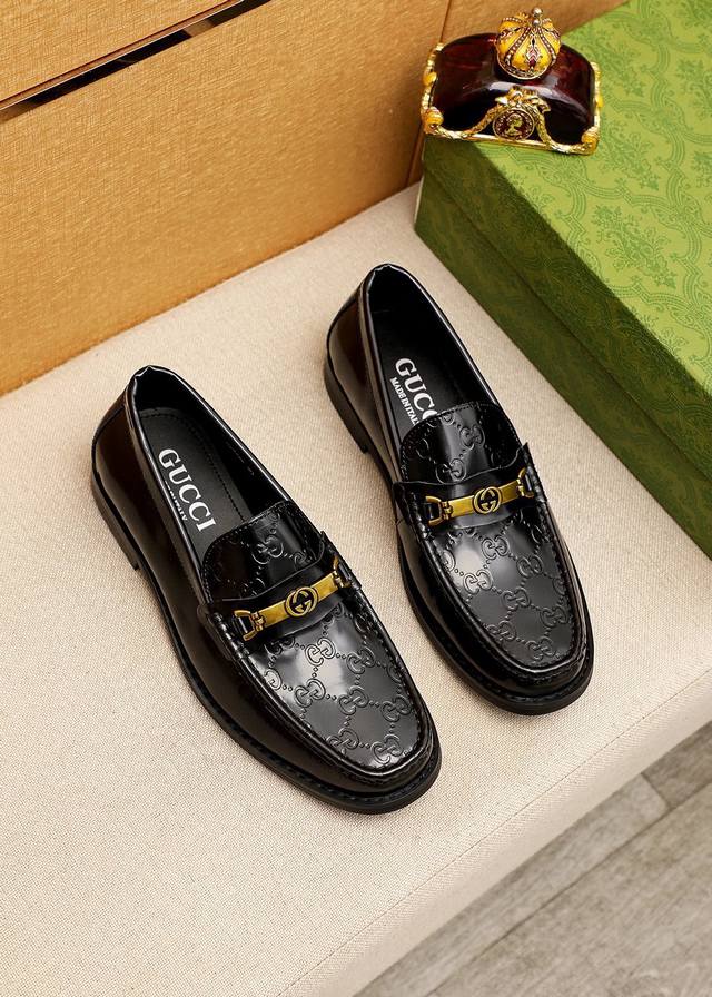 Product Trademark Gucci Gucci Casual Leather Shoes Standard Size: 38-44 45 Custo