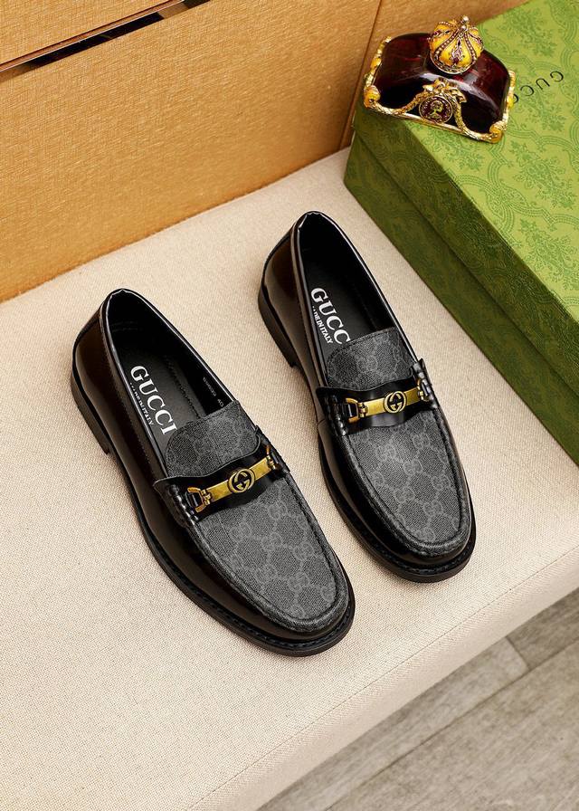 Product Trademark Gucci Gucci Casual Leather Shoes Standard Size: 38-44 45 Custo
