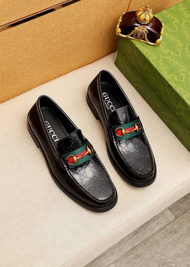 Product Trademark Gucci Casual Leather Shoes Standard Size: 38-44 45 Customized