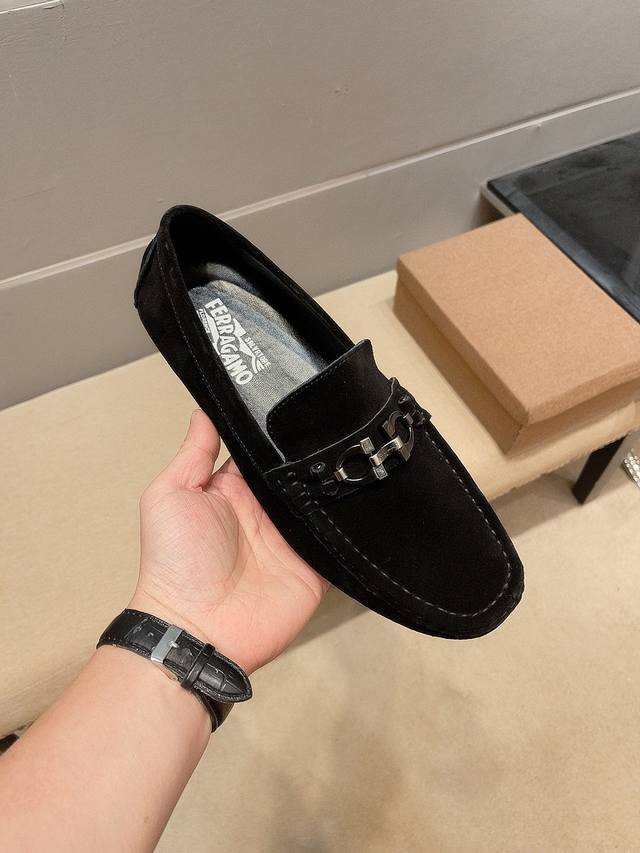 Real Price Salvatore Ferragamo Official Casual Business Loafers Italian Original