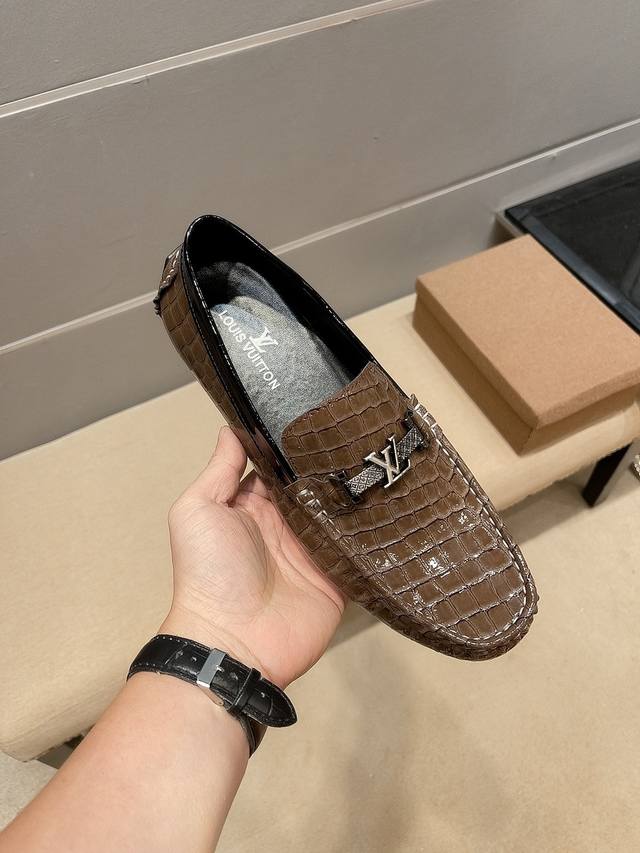Real Brand Lv Official Latest Spring And Summer Toe Shoes Italian Original Top E