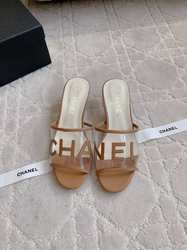 Factory P Price Women's Shoes Sports Original Chane* New Transparent Slippers Cl