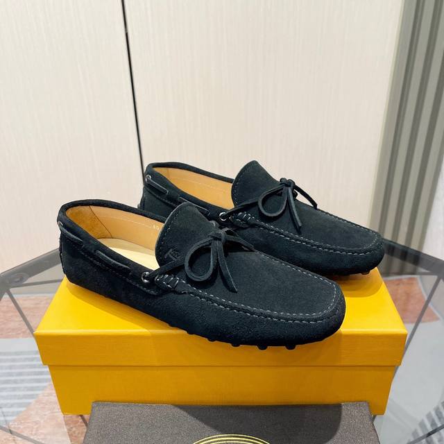 tods Official Website Synchronized High-End Quality Cow Suede Water-Dyed Cow