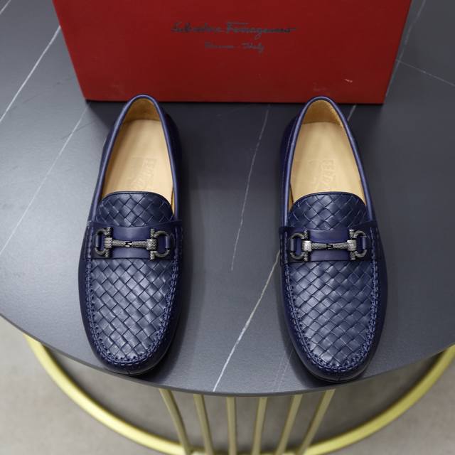 Factory Price Pp Cowhide Lining Brand Ferragamo Ferragamo Standard Size Men's Si