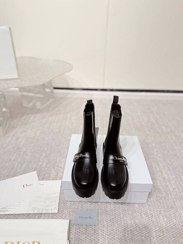 Factory P Price Dior Chrono Slip-On Motorcycle Boots. High Version 24Ss Annual C